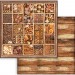 Набор бумаги для скрапбукинга Stamperia SBBL144 "COFFEE AND CHOCOLATE", 30,5х30,5 см